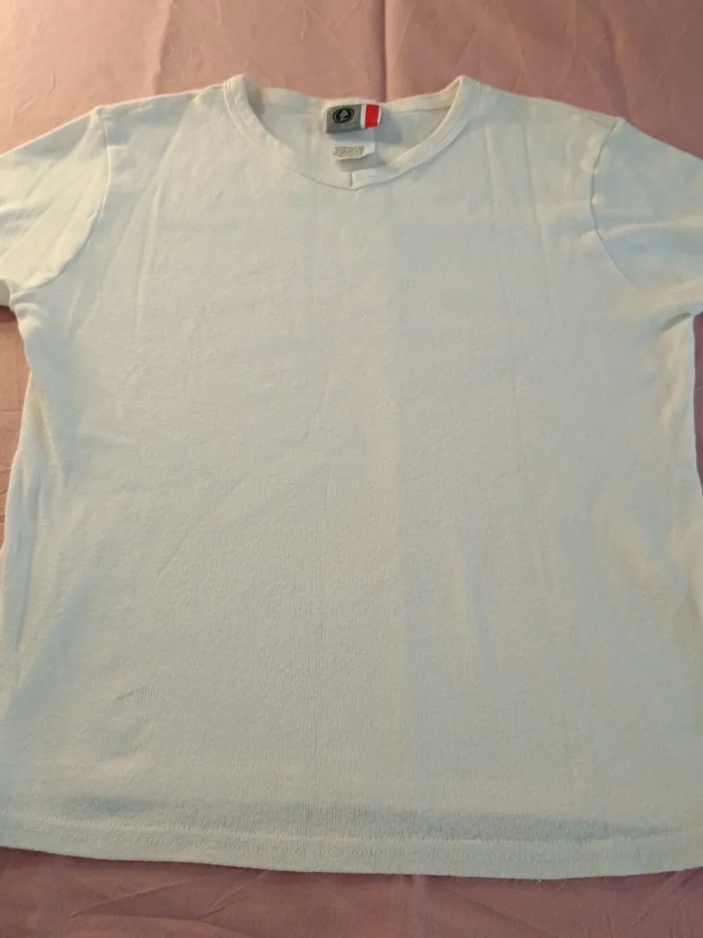 NWOT Arizona Jean Co. Girl 14-16 T-Shirt 100% Cotton White Breathable Minimalist